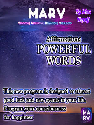 cover image of Affirmations Powerful Words